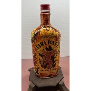 Fireball Flames Collector's Edition Cinnamon Whisky 750 ML Bottle EMPTY